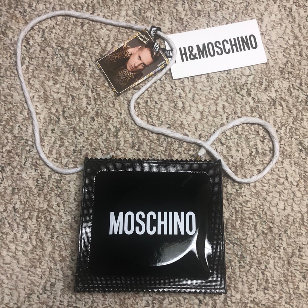 Moschino x H&M Collab Condom Wrapper Purse